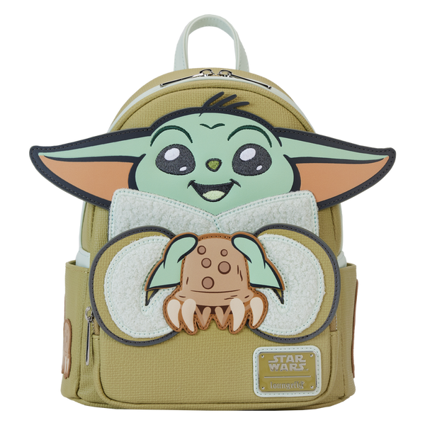 Loungefly x Star Wars - The Mandalorian Baby Yoda Grogu & Crabbies Backpack STBK0436