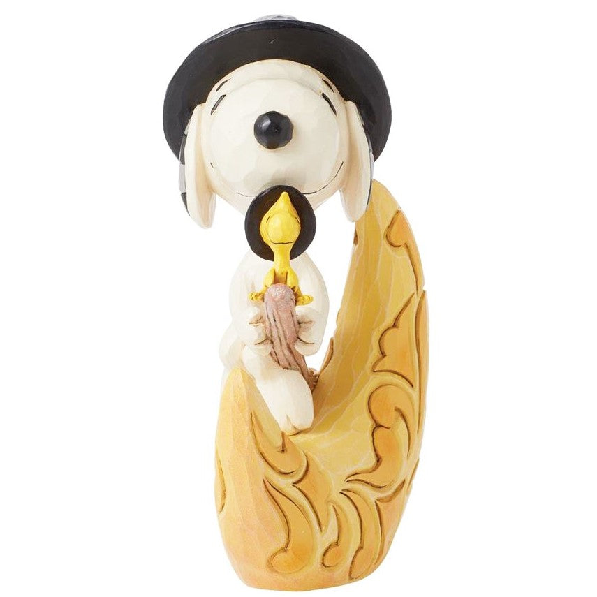 Jim Shore x Peanuts - Midnight Ride Snoopy & Woodstock Halloween