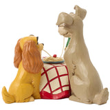 Jim Shore Disney Traditions - Lady and The Tramp Spaghetti Dinner for Two Figurine 6016899
