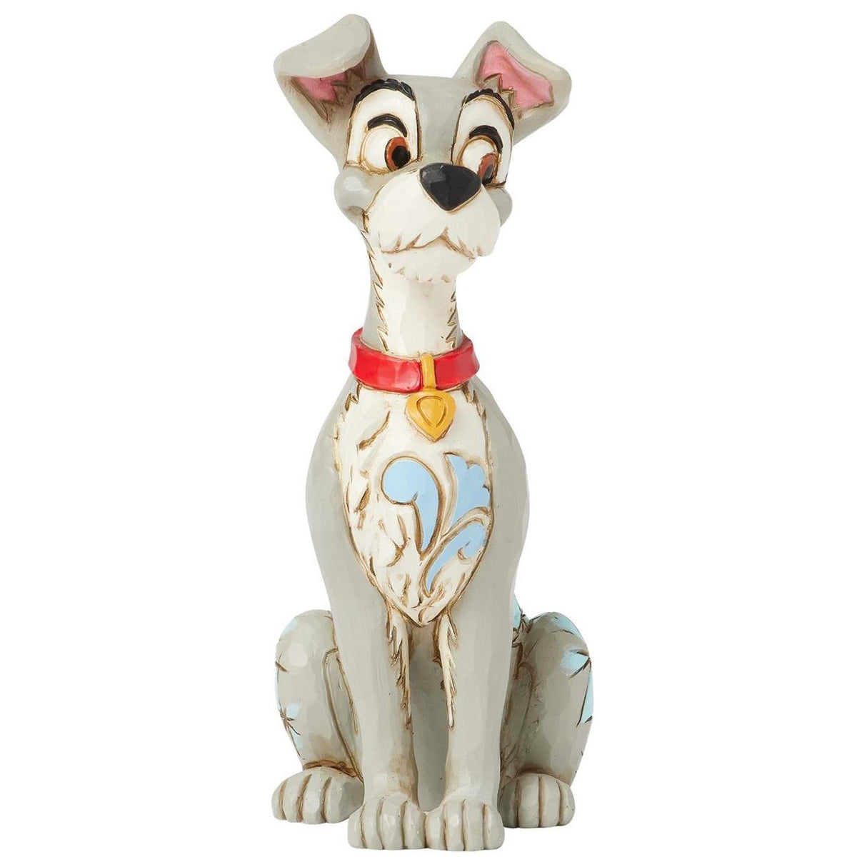 Walt Disney Classic Collection 犬 置物 アニマル Jim Shore x Disney Traditions - Lady And The Tramp Schnauzer Dog