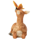 Jim Shore Heartwood Creek - Deer with Butterfly Figurine 6017783