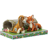 Jim Shore Disney Traditions - The Fox & Hound An Unlikely Friendship Figurine 6017858