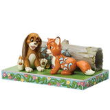 Jim Shore Disney Traditions - The Fox & Hound An Unlikely Friendship Figurine 6017858