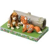 Jim Shore Disney Traditions - The Fox & Hound An Unlikely Friendship Figurine 6017858