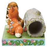 Jim Shore Disney Traditions - The Fox & Hound An Unlikely Friendship Figurine 6017858