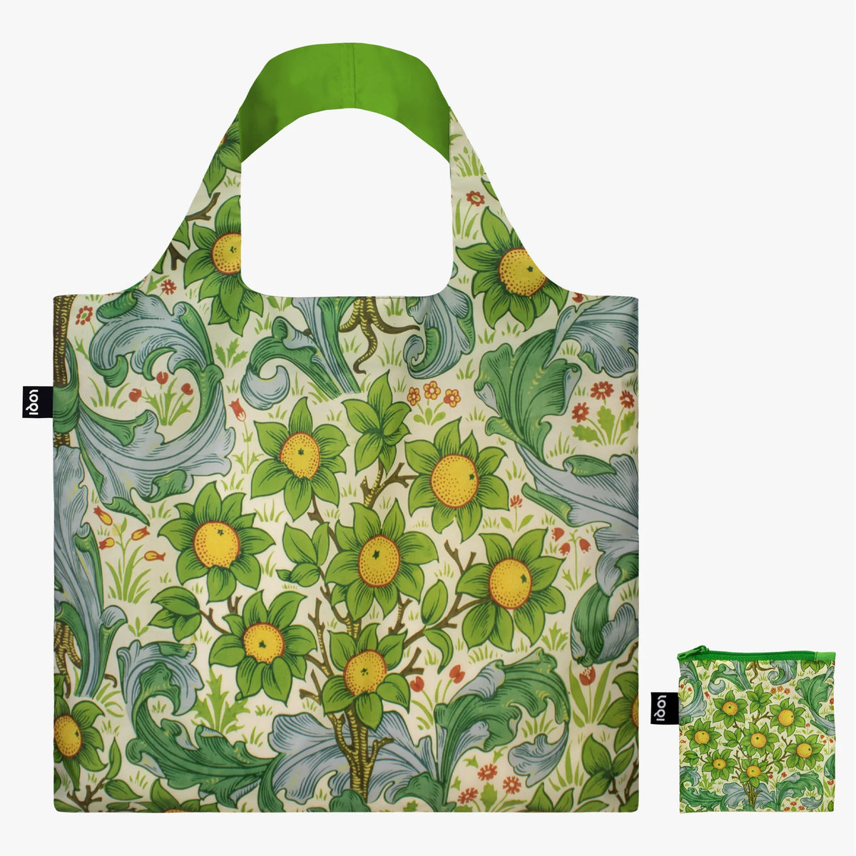 LOQI AT.PA Reusable Tote Bag – Paris Print, Holds 44 Lbs, Compact & Water-Resistant - View #8