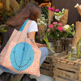 LOQI Tote Bag - Smiley Geometric