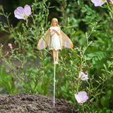 Cicely Mary Barker - Snowdrop Flower Fairy Garden Stake Y9338