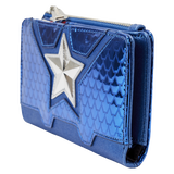 Loungefly Marvel - Captain America Metallic Glitter Flap Wallet MVWA0197