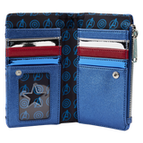 Loungefly Marvel - Captain America Metallic Glitter Flap Wallet MVWA0197