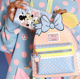 Loungefly Disney - Minnie Mouse & Daisy Duck Pastel Color Polka Dots Wallet WDWA2434