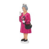 Kikkerland - Queen Elizabeth II Solar Energy Powered Waving Statue (Platinum Jubilee Edition)