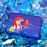 "Sale" Loungefly Disney - The Little Mermaid "Glow in The Dark" Wallet WDWA1953