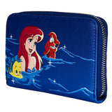 "Sale" Loungefly Disney - The Little Mermaid "Glow in The Dark" Wallet WDWA1953