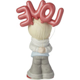 "Sale" Precious Moments - I Can't Hide My Love For You Boy Porcelain Figurine 202002