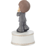 "Sale" Precious Moments - Holy Communion Boy Musical Figurine 212103