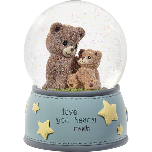 Precious Moments - Love You Beary Much Musical Snow Globe Lullaby Waterball Teddy Bear 212104