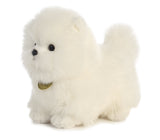 Aurora - White Pomeranian Plush Toy PomPom Dog 26278