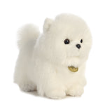 Aurora - White Pomeranian Plush Toy PomPom Dog 26278