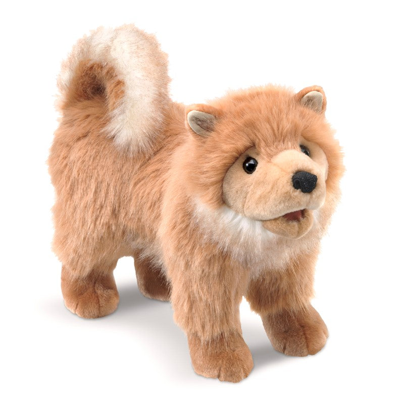 Folkmanis - Pomeranian Hand Puppet Dog Plushie 3139 – iGifteria