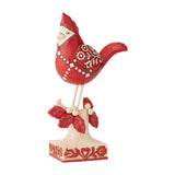 Jim Shore Heartwood Creek - Nordic Noel Cardinal Figurine 6004229