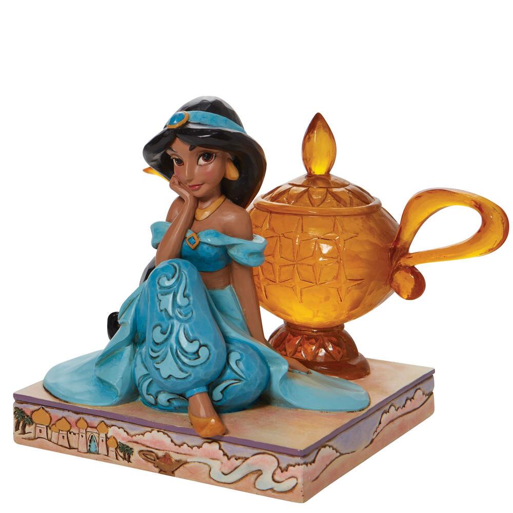 Jim Shore Disney Traditions - Jasmine & Genie Lamp Aladdin Figurine 60 –  iGifteria