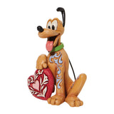 Jim Shore x Disney Traditions - Pluto Holding Heart Figurine 6010108