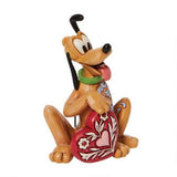 Jim Shore x Disney Traditions - Pluto Holding Heart Figurine 6010108