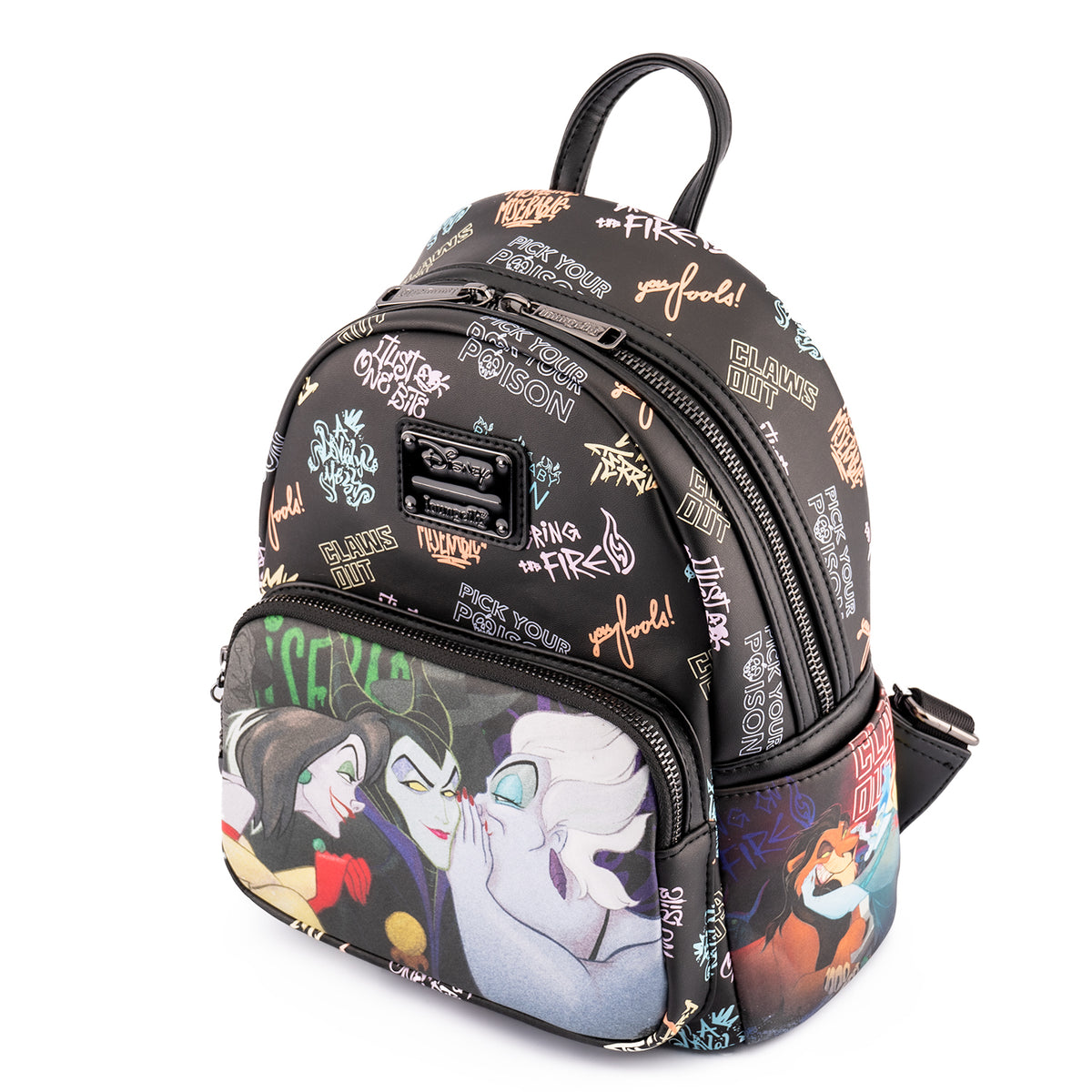 Loungefly Villains Club Mini Backpack Ursula Maleficent Cruella for