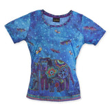 Laurel Burch - Canine Family Women's T-Shirt