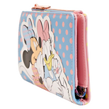 Loungefly Disney - Minnie Mouse & Daisy Duck Pastel Color Polka Dots Wallet WDWA2434