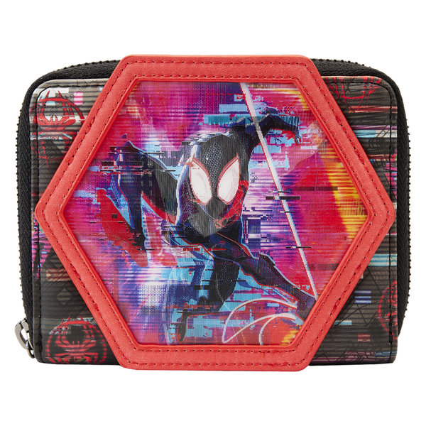 Loungefly Marvel - Across the Spider-Verse Lenticular Spiderman Zip Around Wallet MVWA0187