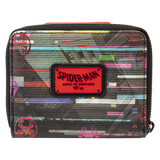 "Sale" Loungefly Marvel - Across the Spider-Verse Lenticular Spiderman Zip Around Wallet MVWA0187