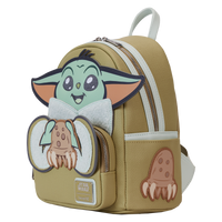 Loungefly x Star Wars - The Mandalorian Baby Yoda Grogu & Crabbies Backpack STBK0436