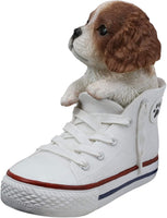 "Sale" Pacific Giftware - Shoe Pup Cavalier King Charles Spaniel Dog in Sneaker Figurine 13151