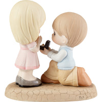 Precious Moments - Will You Marry Me Proposal Wedding Ring Porcelain Figurine 133022