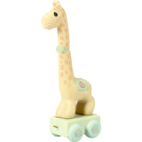 "Clearance Sale" Precious Moments - Age 6 Baby Giraffe Birthday Train Figurine 142026