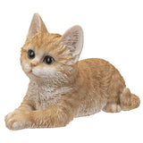 Kitty Cats™ - Tabby Cat Laying Down Figurine 14878
