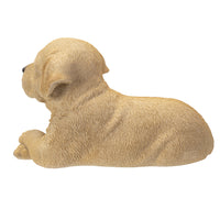 Pacific Giftware - Yellow Lab Lying Down Dog Figurine 14886