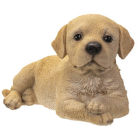 Pacific Giftware - Yellow Lab Lying Down Dog Figurine 14886