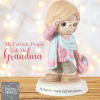 Precious Moments - My Favorite People Call Me Grandma Porcelain Figurine 183008
