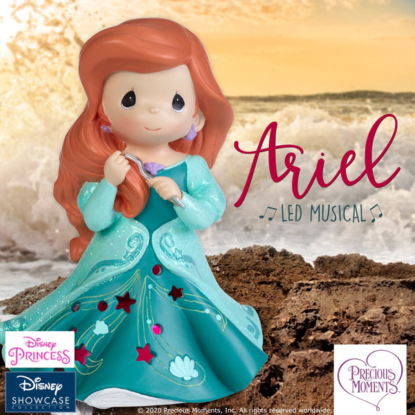Precious Moments x Disney Showcase - Ariel LED Musical Figurine 192111
