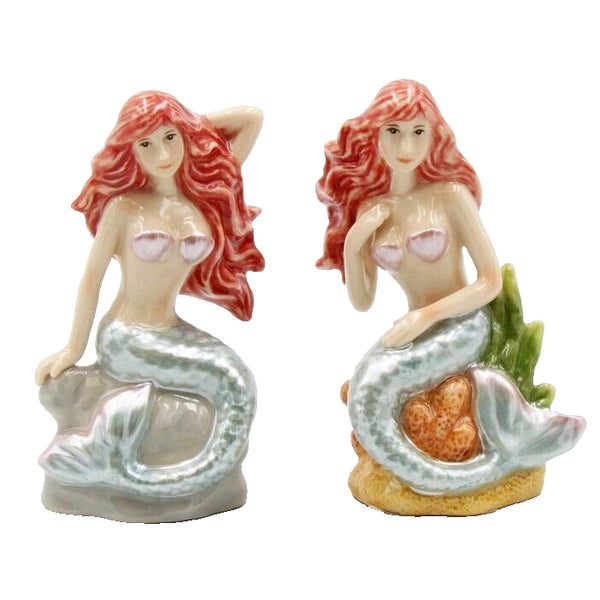 Fine Porcelain Tableware - Mermaid Salt & Pepper Shakers 20796
