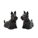 Fine Porcelain Tableware - Black Scottie Dog Salt & Pepper Shakers 20798