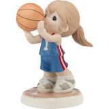 Precious Moments - Take Your Best Shot Basketball Player Porcelain Figurine 212013