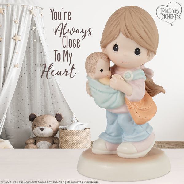 Precious Moments - You're Always Close To My Heart Mother & Baby Porcelain Figurine 222016