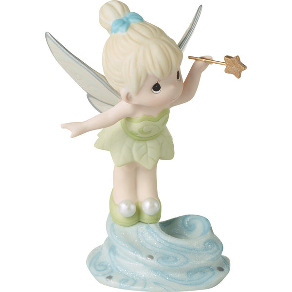 Precious Moments Disney - Think Happy Thoughts Disney Tinker Bell Tinkerbell Figurine 223023