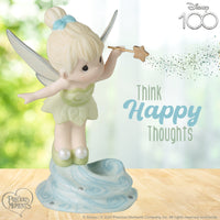 Precious Moments Disney - Think Happy Thoughts Disney Tinker Bell Tinkerbell Figurine 223023