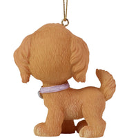 Precious Moments - Don’t Stop Retrievin’ Golden Retriever Dog Ornament 226408