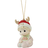Precious Moments - 2023 Dated Ornament Baby Girl's 1st Christmas 231005